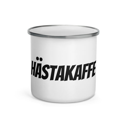 Hästakaffe - Emaljmugg