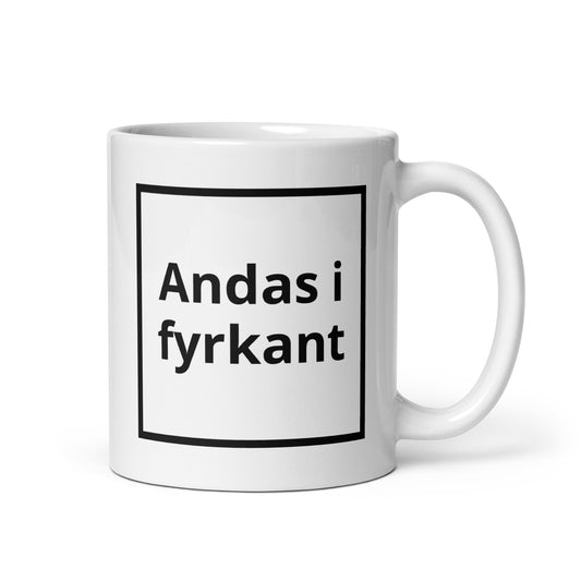 Andas i fyrkant - Keramikmugg